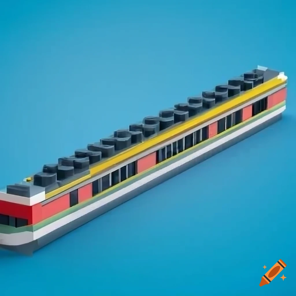 Lego TGV High-speed Train (MOC - 4K) 