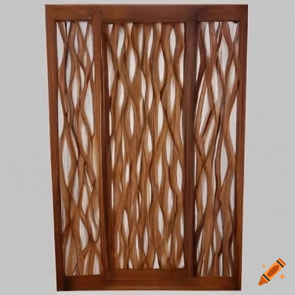 wooden screen door