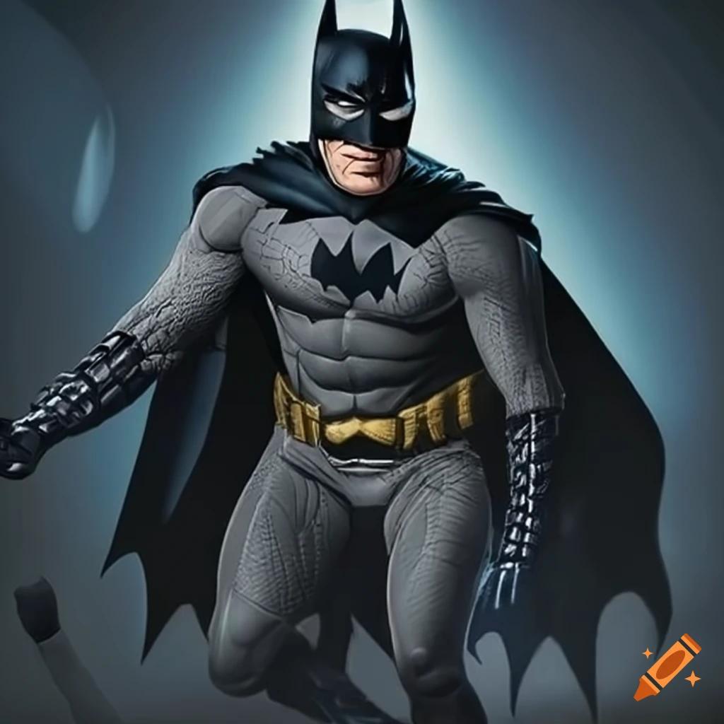 Batman playing football