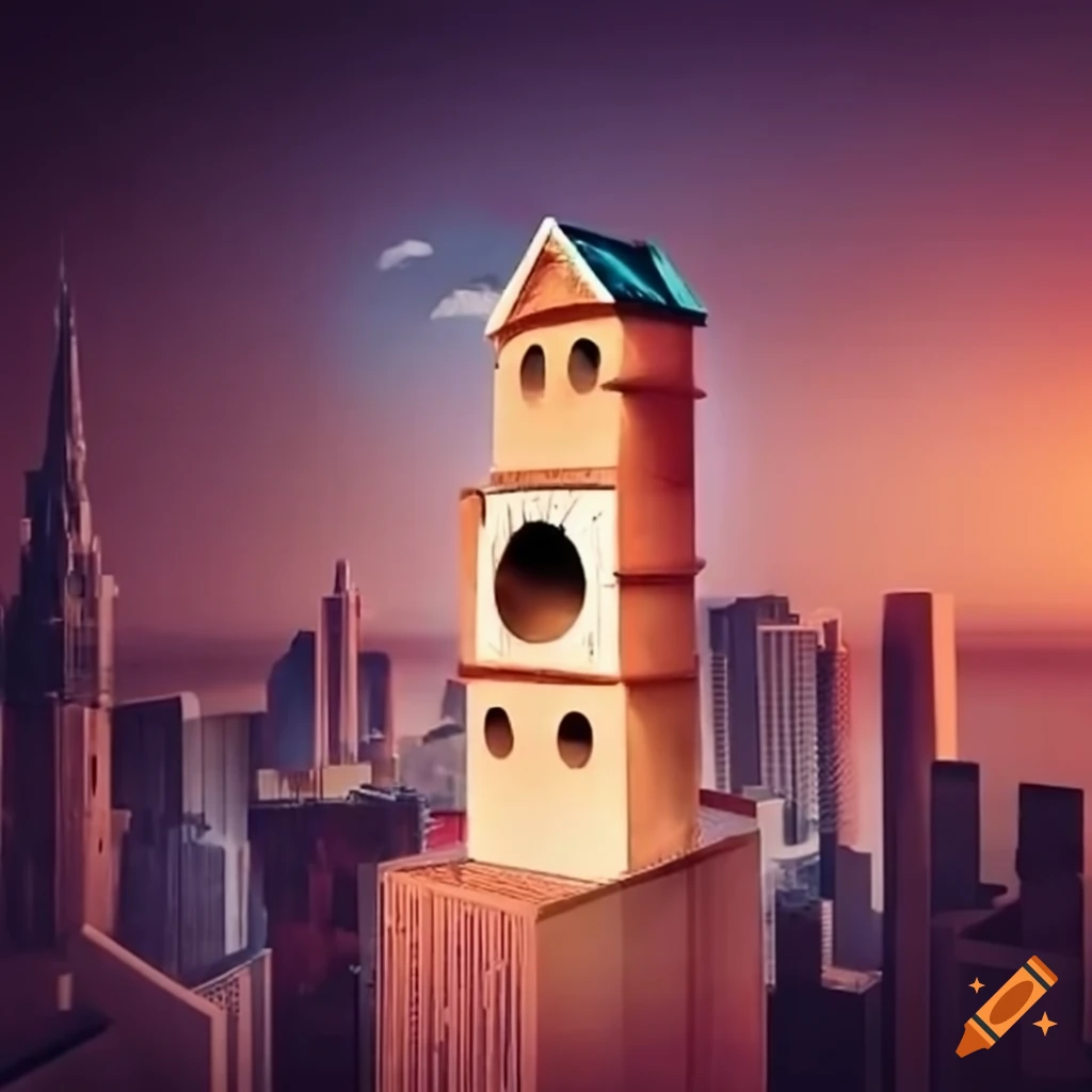 cat-exploring-a-city-of-cat-towers