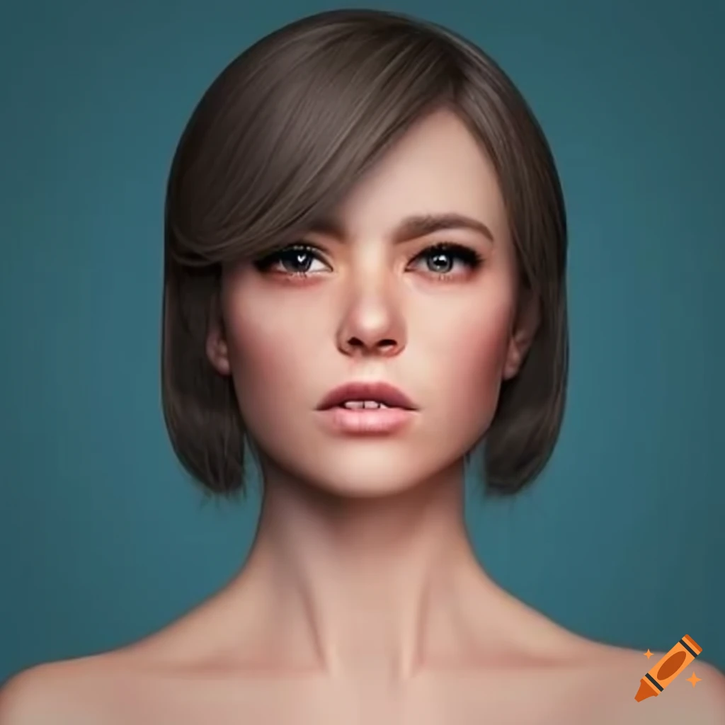 realistic portrait of a woman