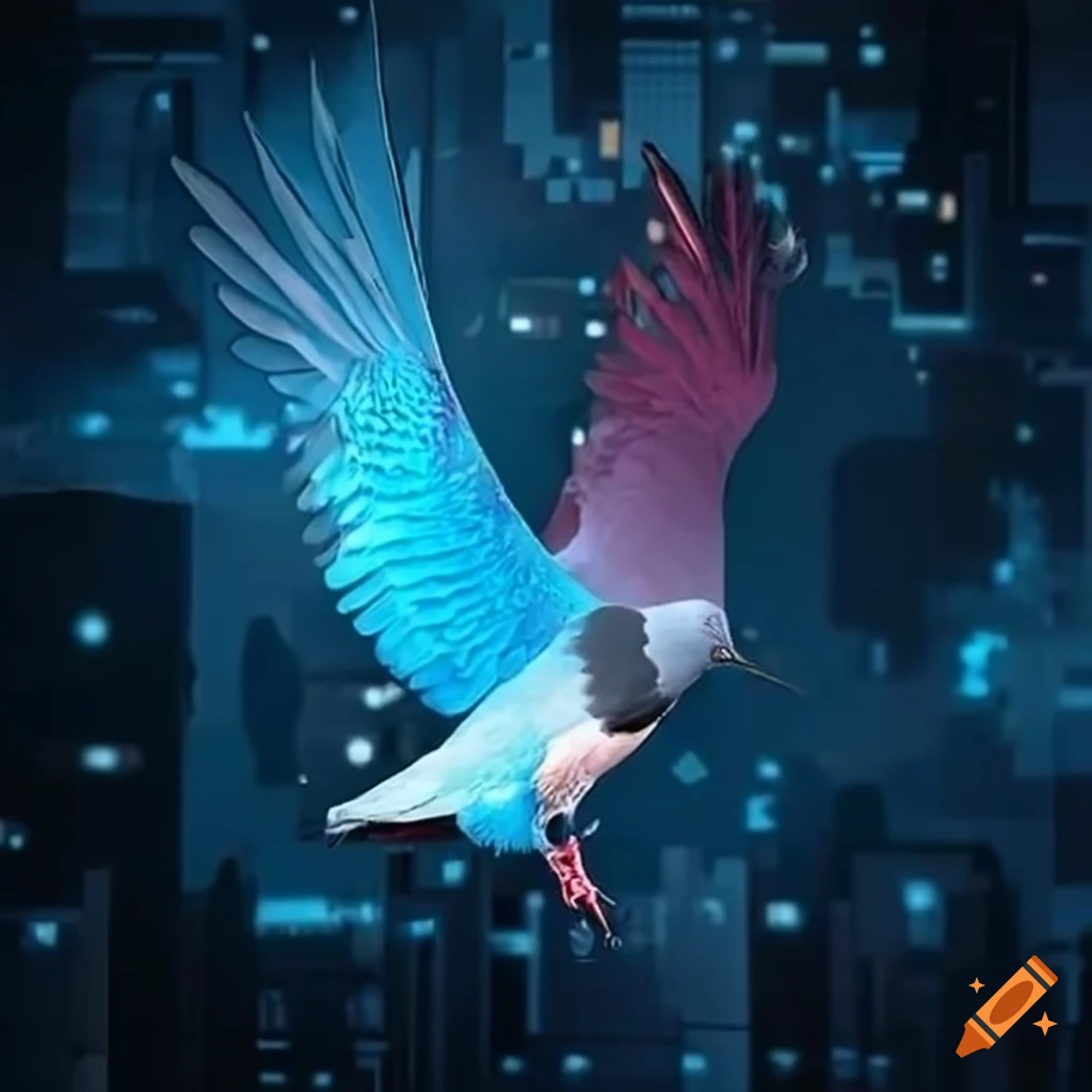 pigeon at tech company working on maps