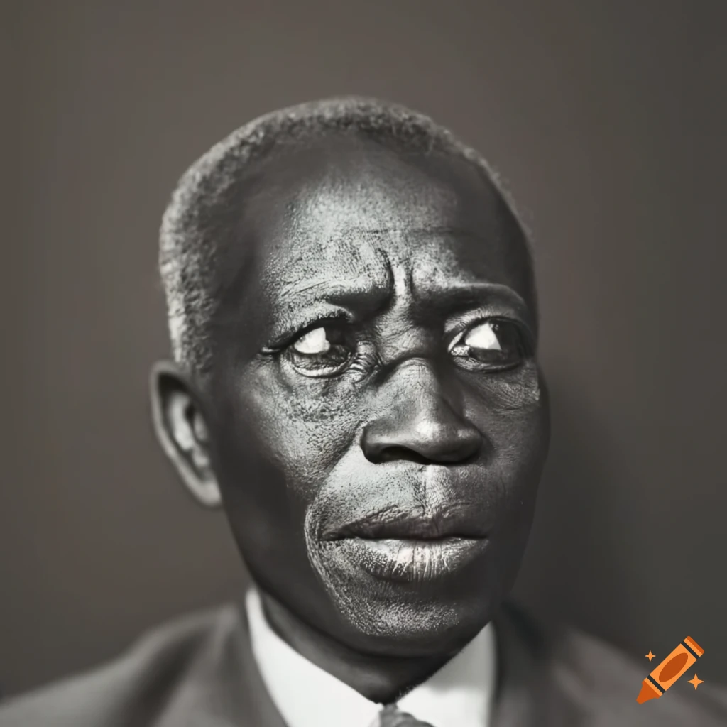 Portrait of modibo keïta, malian leader