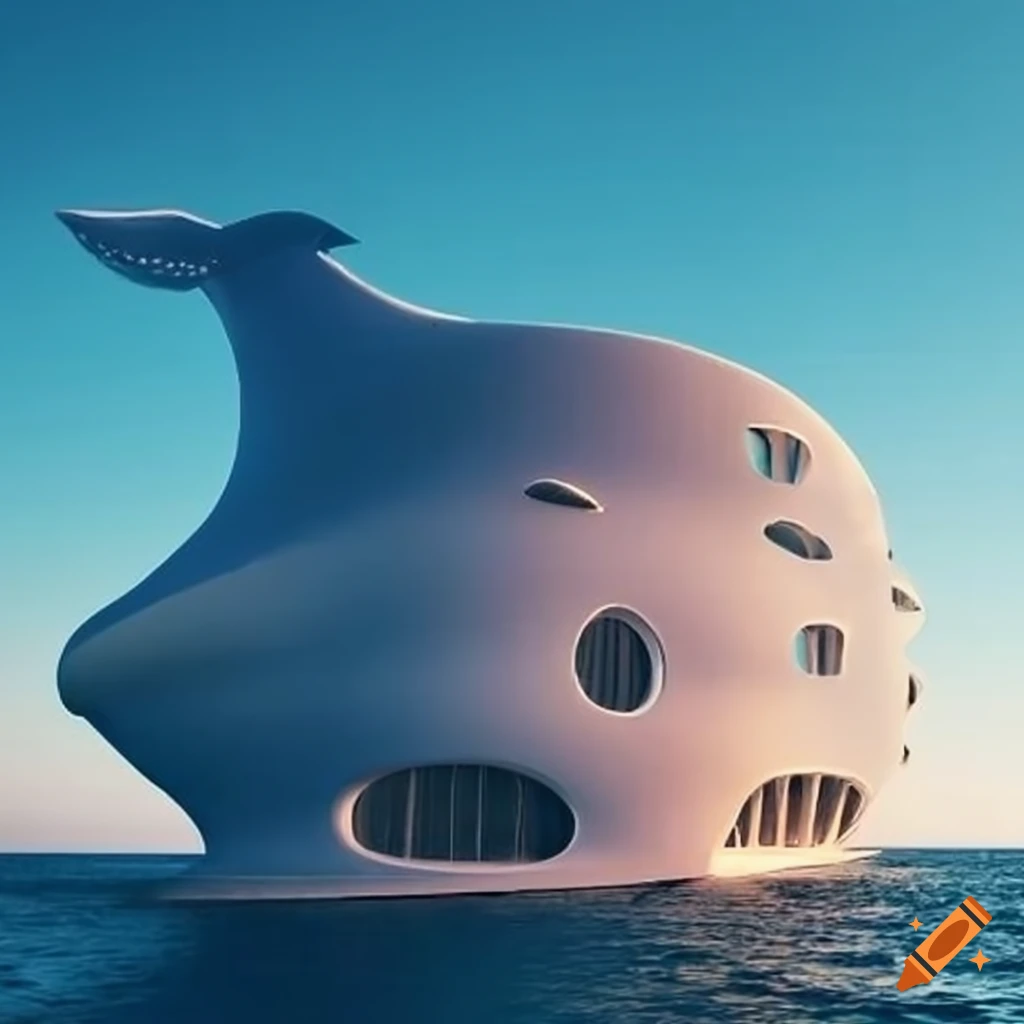 unique whale-shaped building