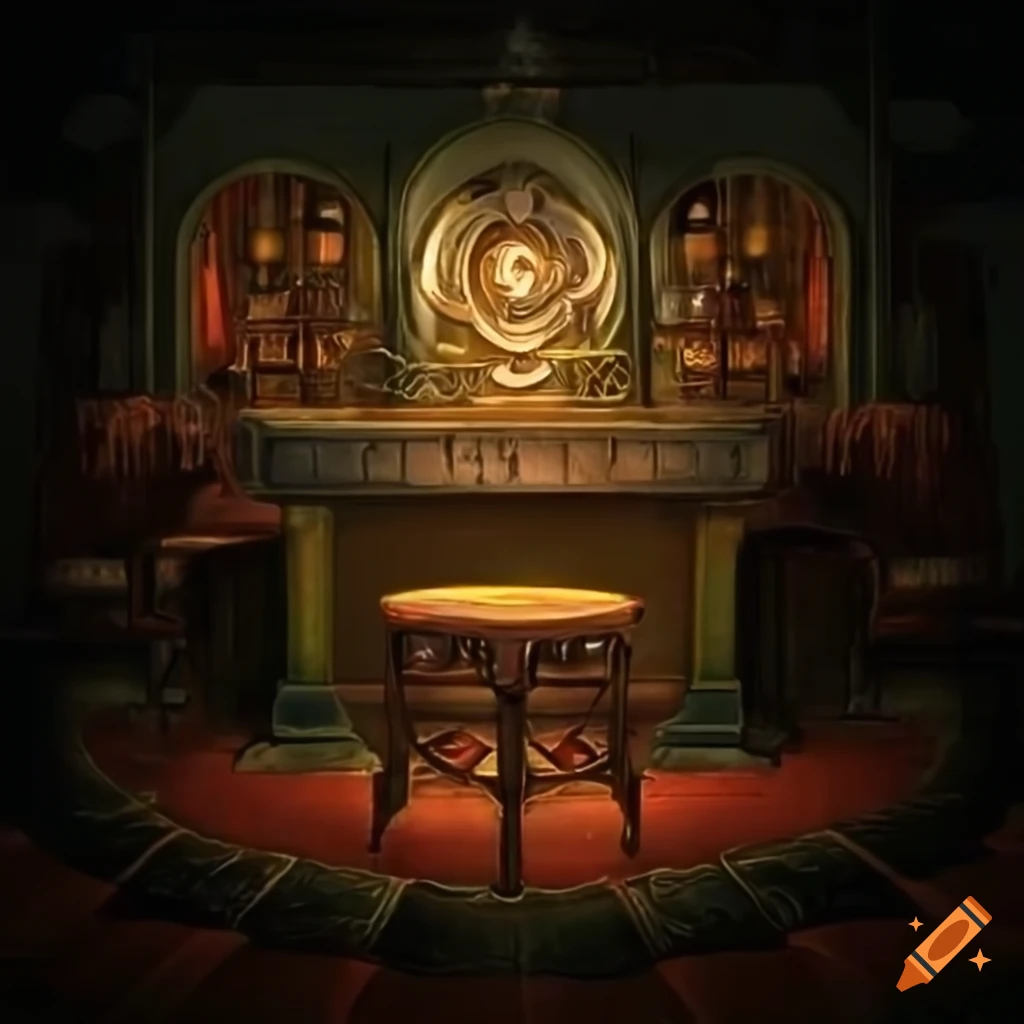 background of a celtic-style pub