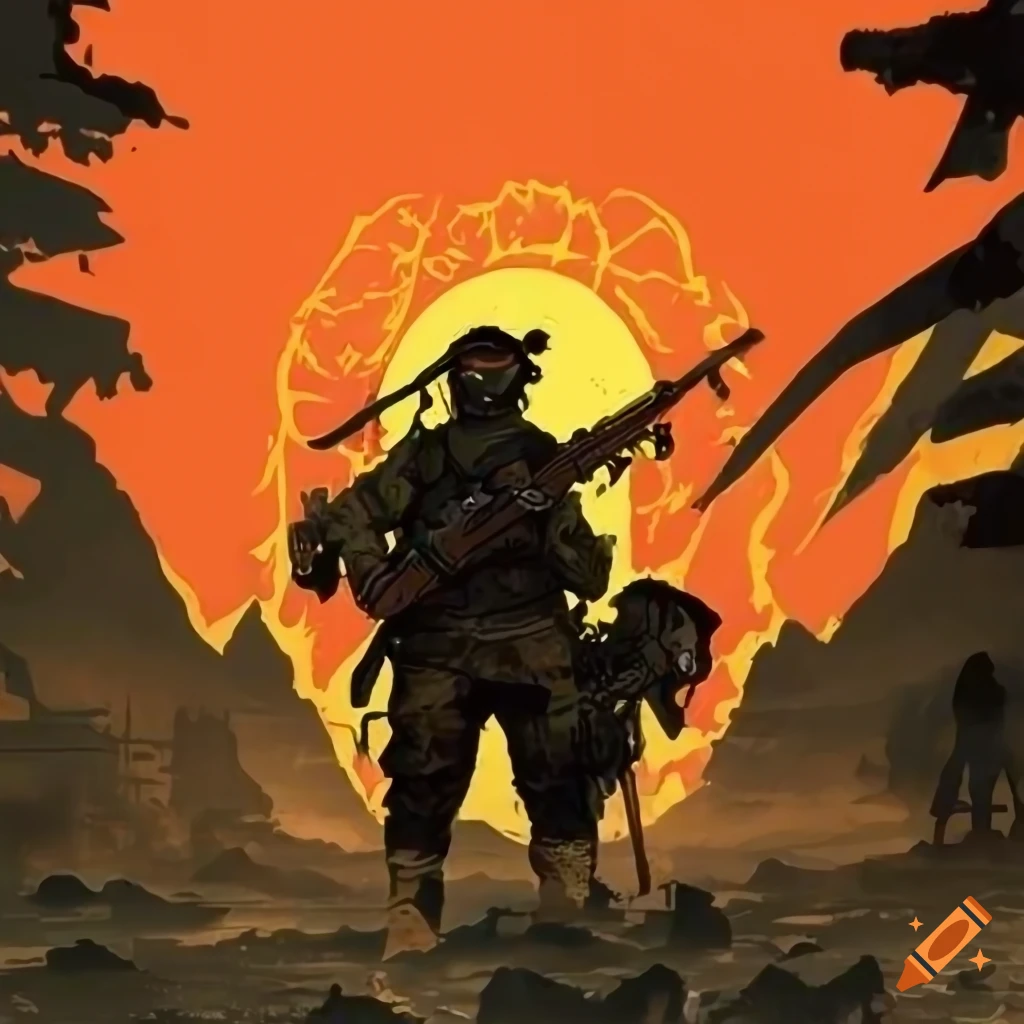propaganda poster for the Sunrise Resistance Army