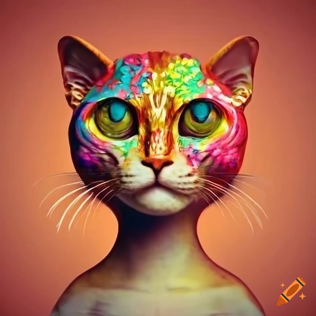 Cat With Flower shaped Head In Red Orange And Yellow On Craiyon cat-with-flower-shaped-head-in-red-orange-and-yellow-on-craiyon