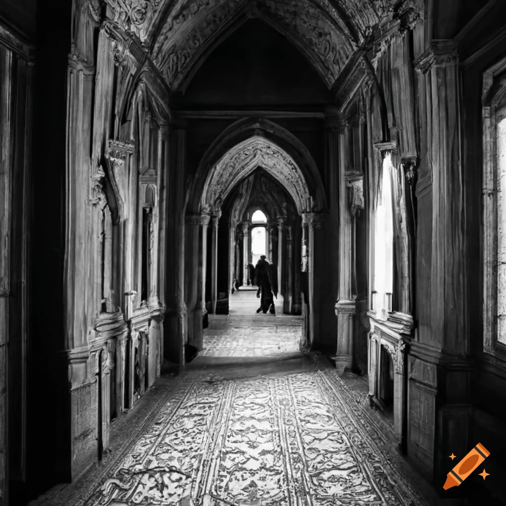 dark and mysterious Victorian temple mansion
