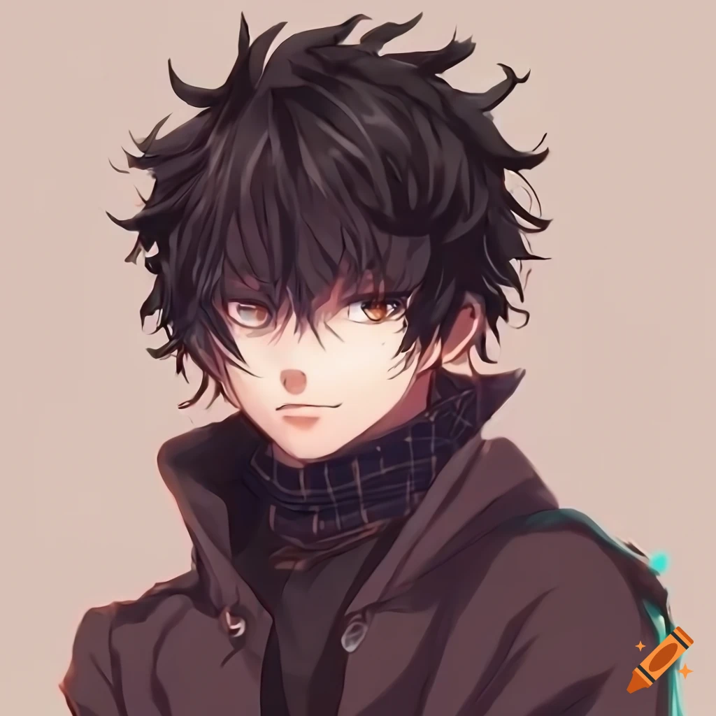 profile picture of a cool young male anime character