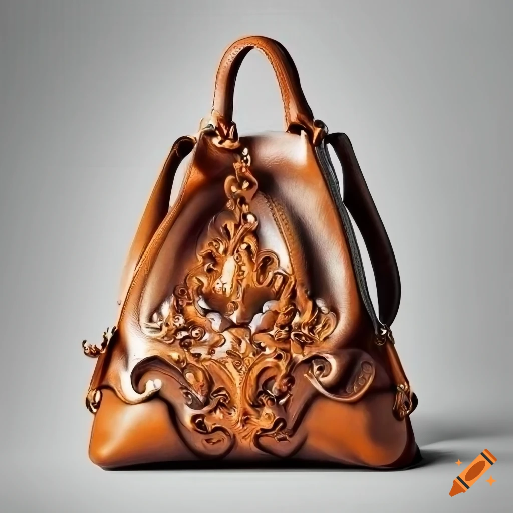 Feng shui leather bag on Craiyon
