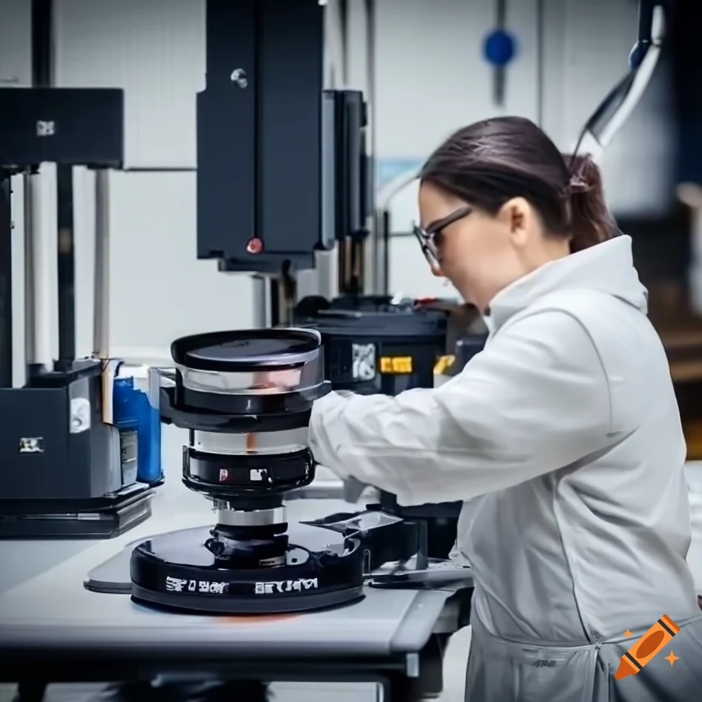 Plastic manufacturing process illustration