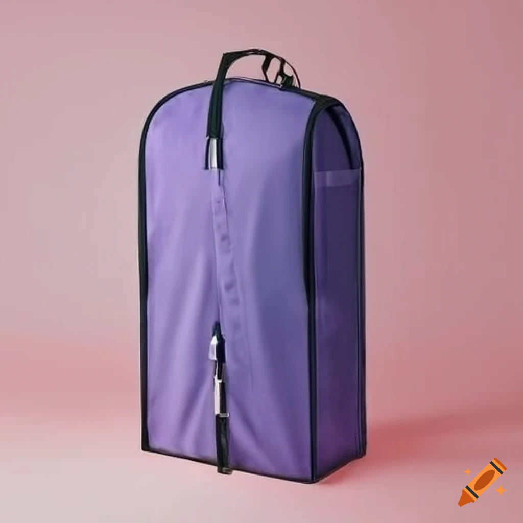 Garment bag with builtin mini steamers and pockets on Craiyon