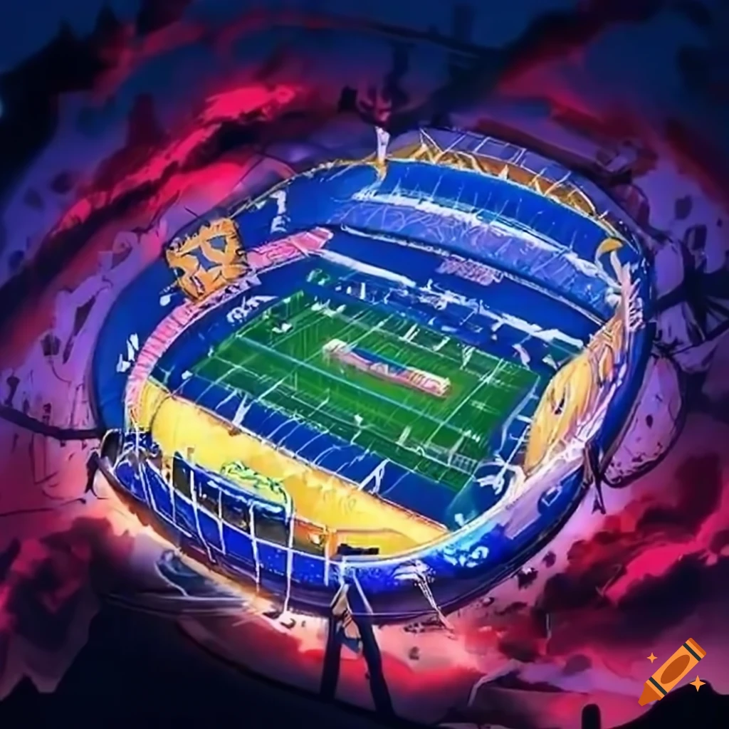 Epic Anime Football Stadium