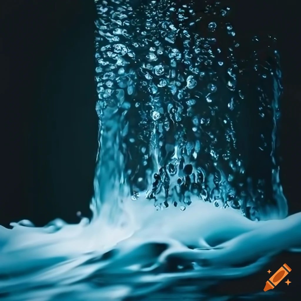 abstract image of flowing water