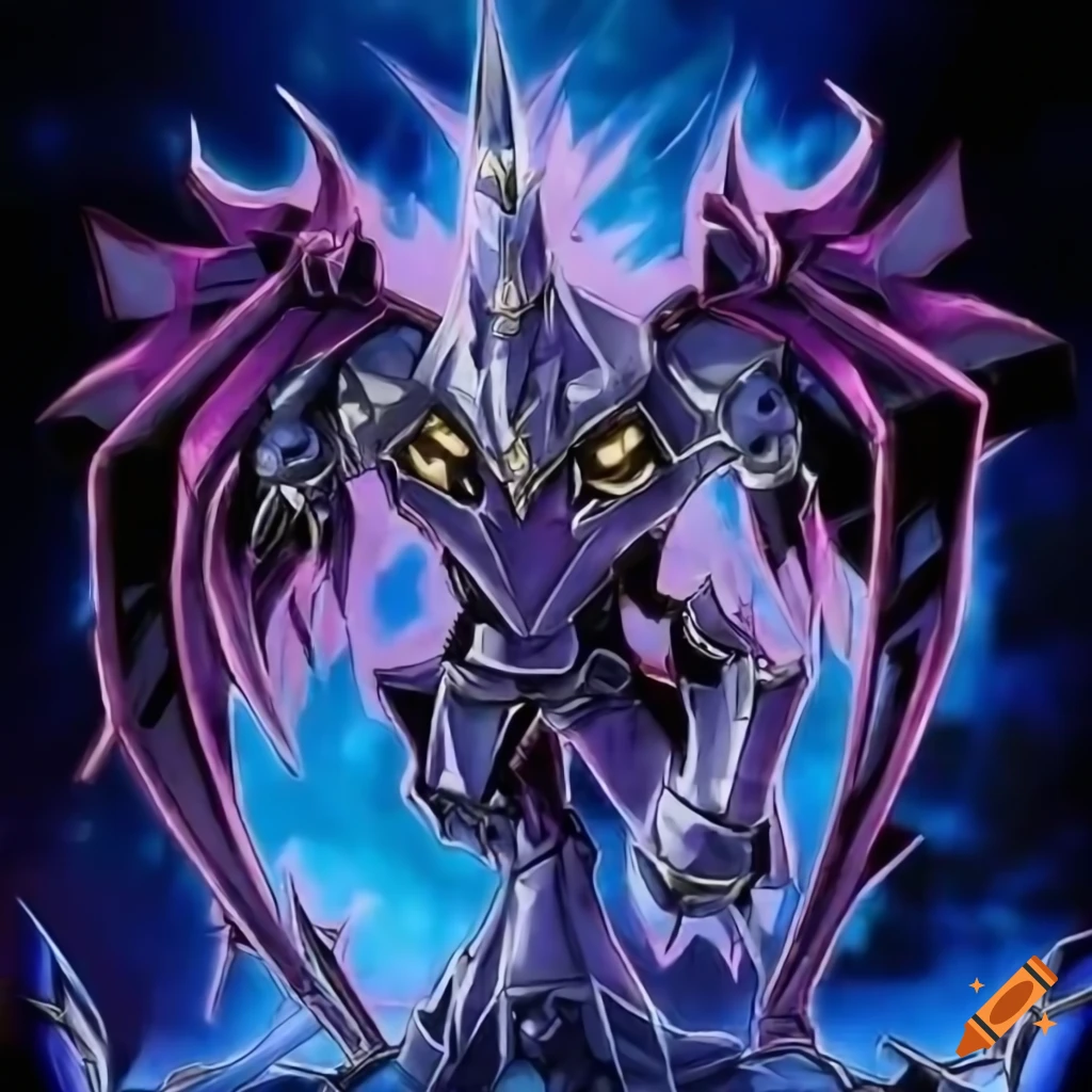 Detailed yugioh card art of chronomaly