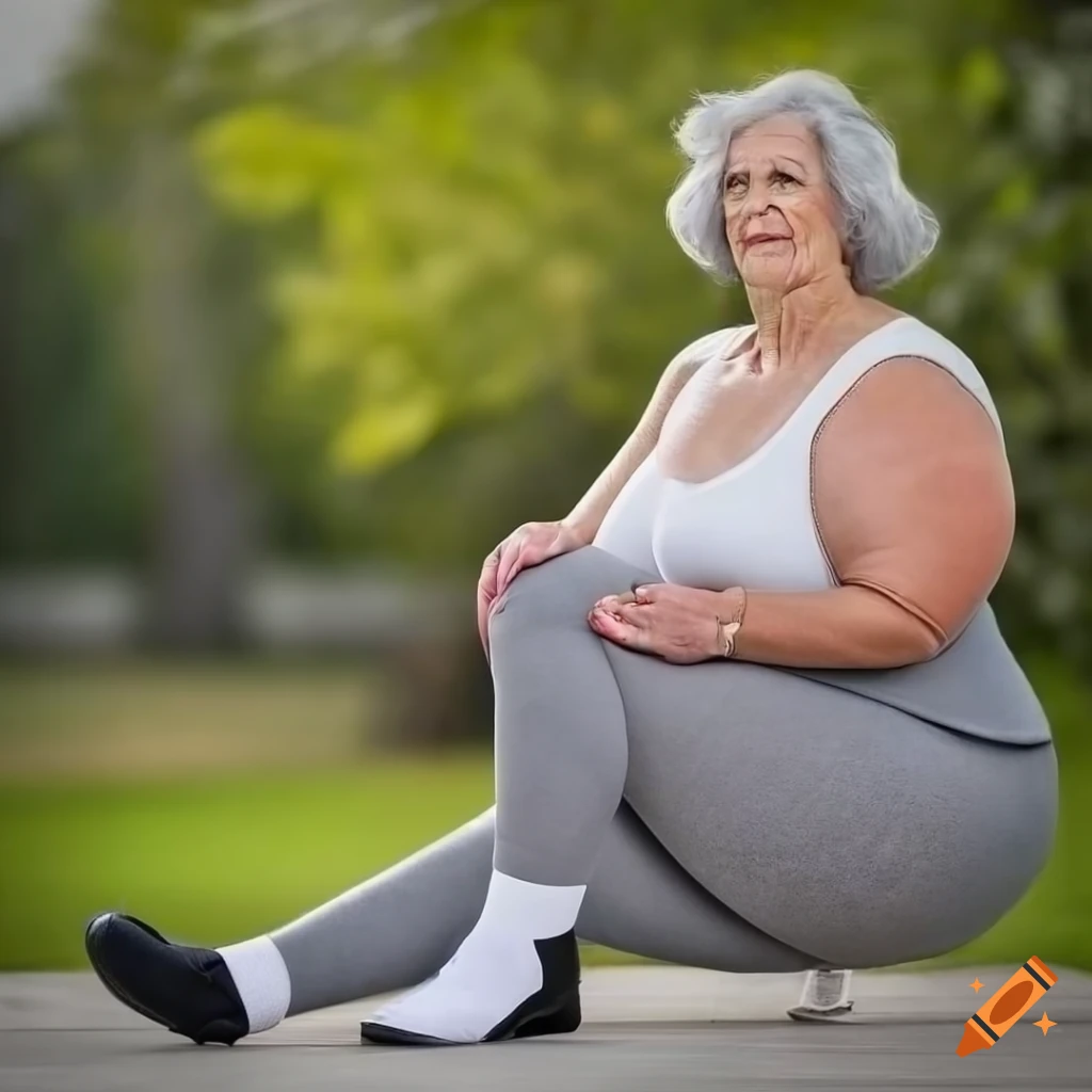 Photo of a confident plus-sized woman with beautiful thighs on Craiyon