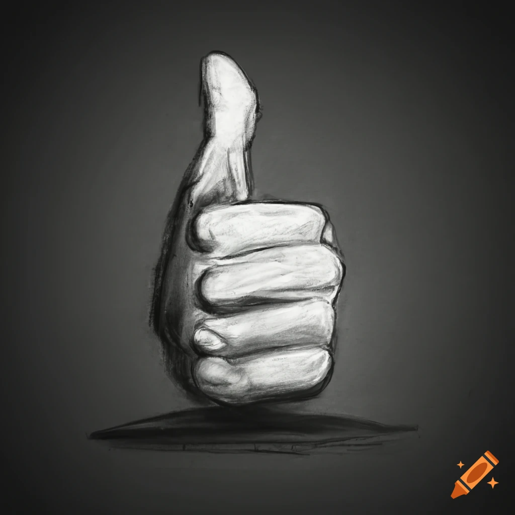 Share 135+ thumbs up drawing