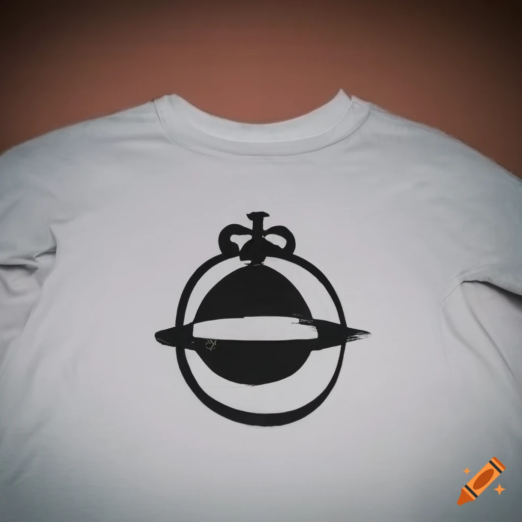 Vivienne Westwood logo t-shirt on a white bed