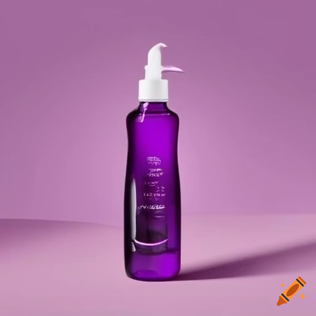 Purple hydrophilic facial cleansing oil