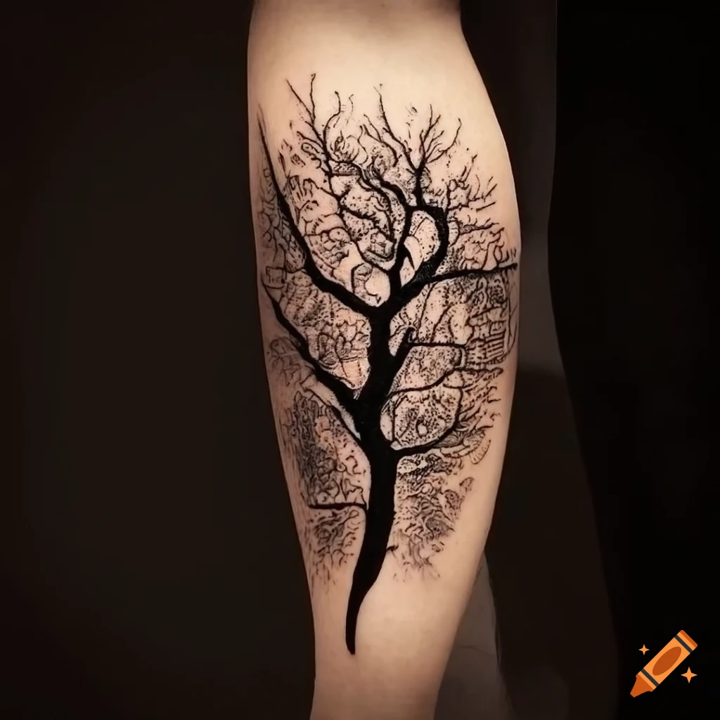 Strepik Tree Tattoo – Tattoo for a week