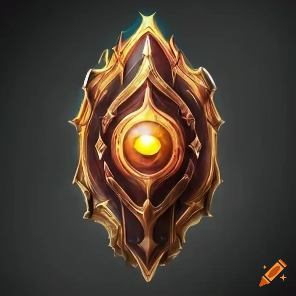 Image of a mythical shield