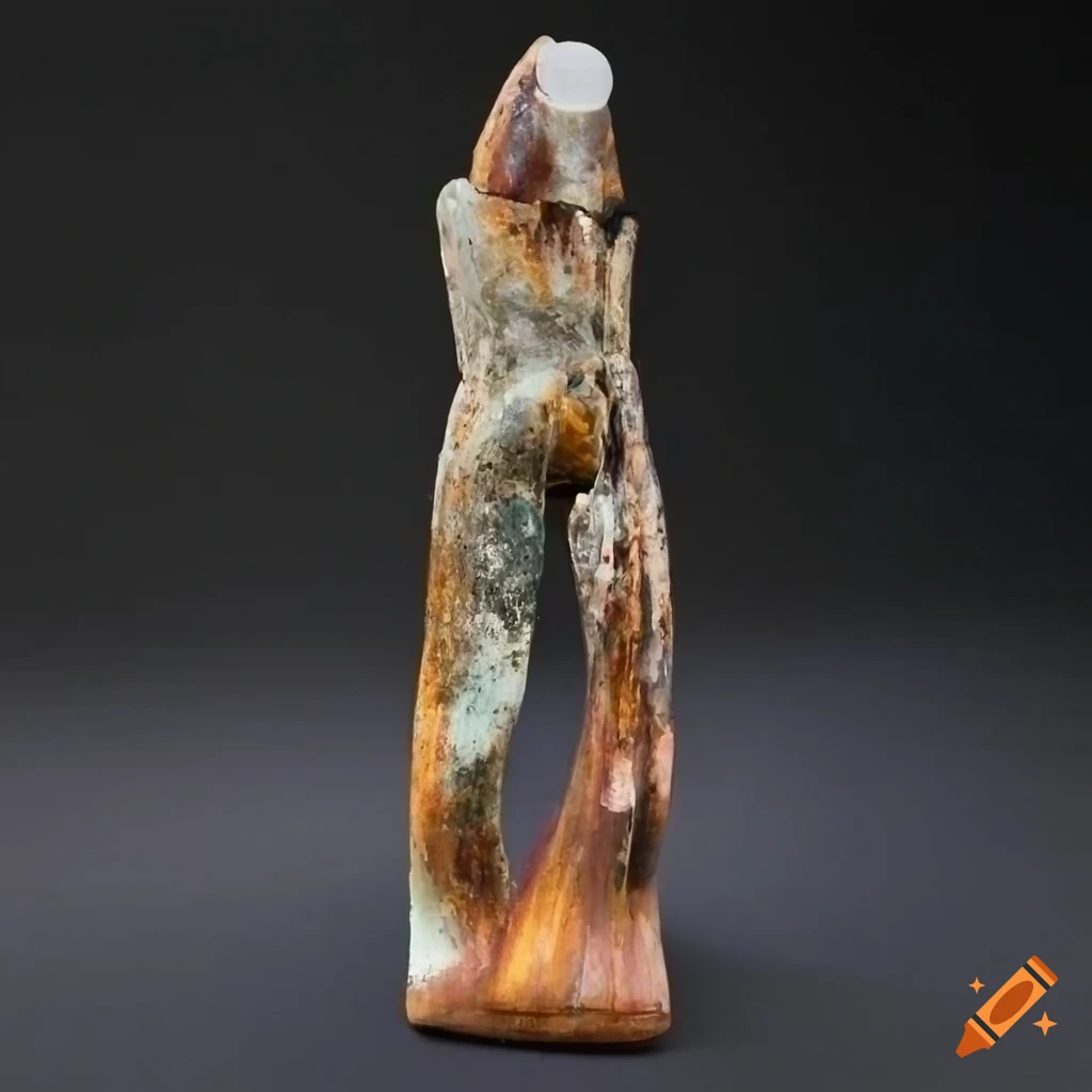 Sculpture made of various materials