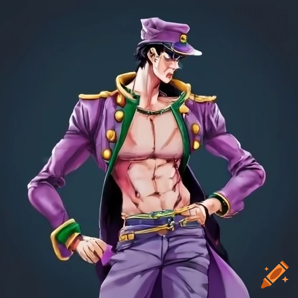 Stylish jotaro cosplay in fashionable attire