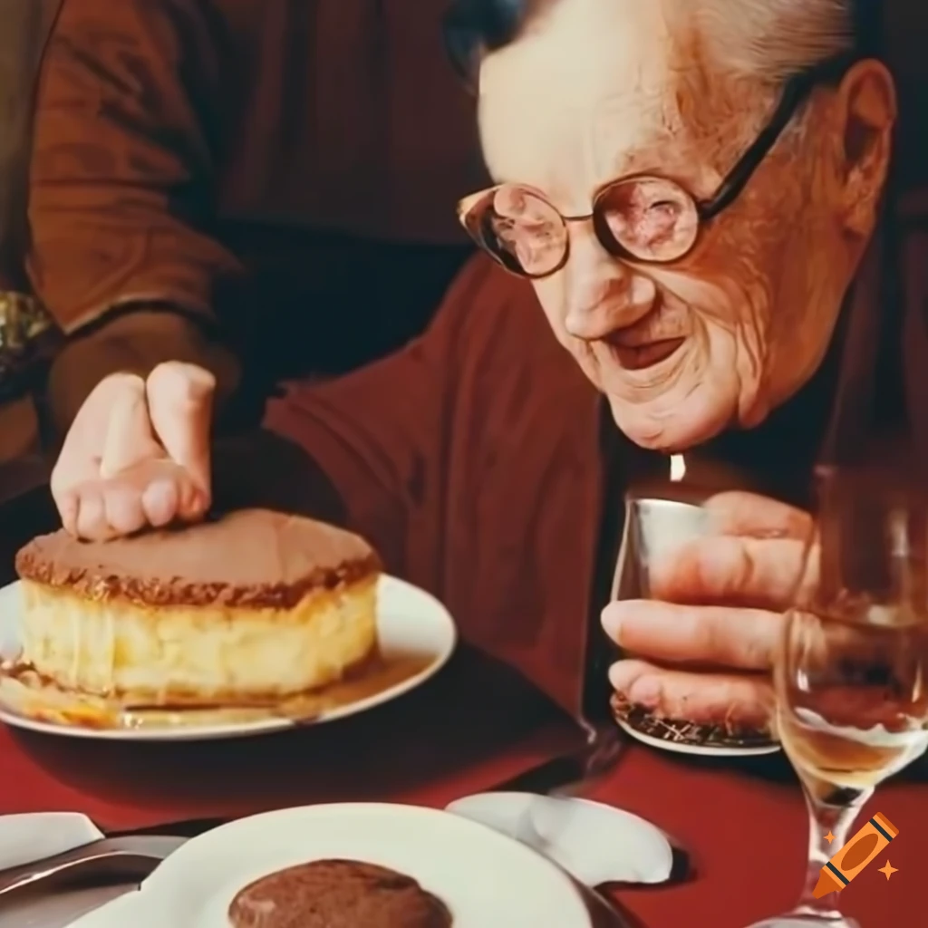 European couple enjoying traditional meal in their kitchen