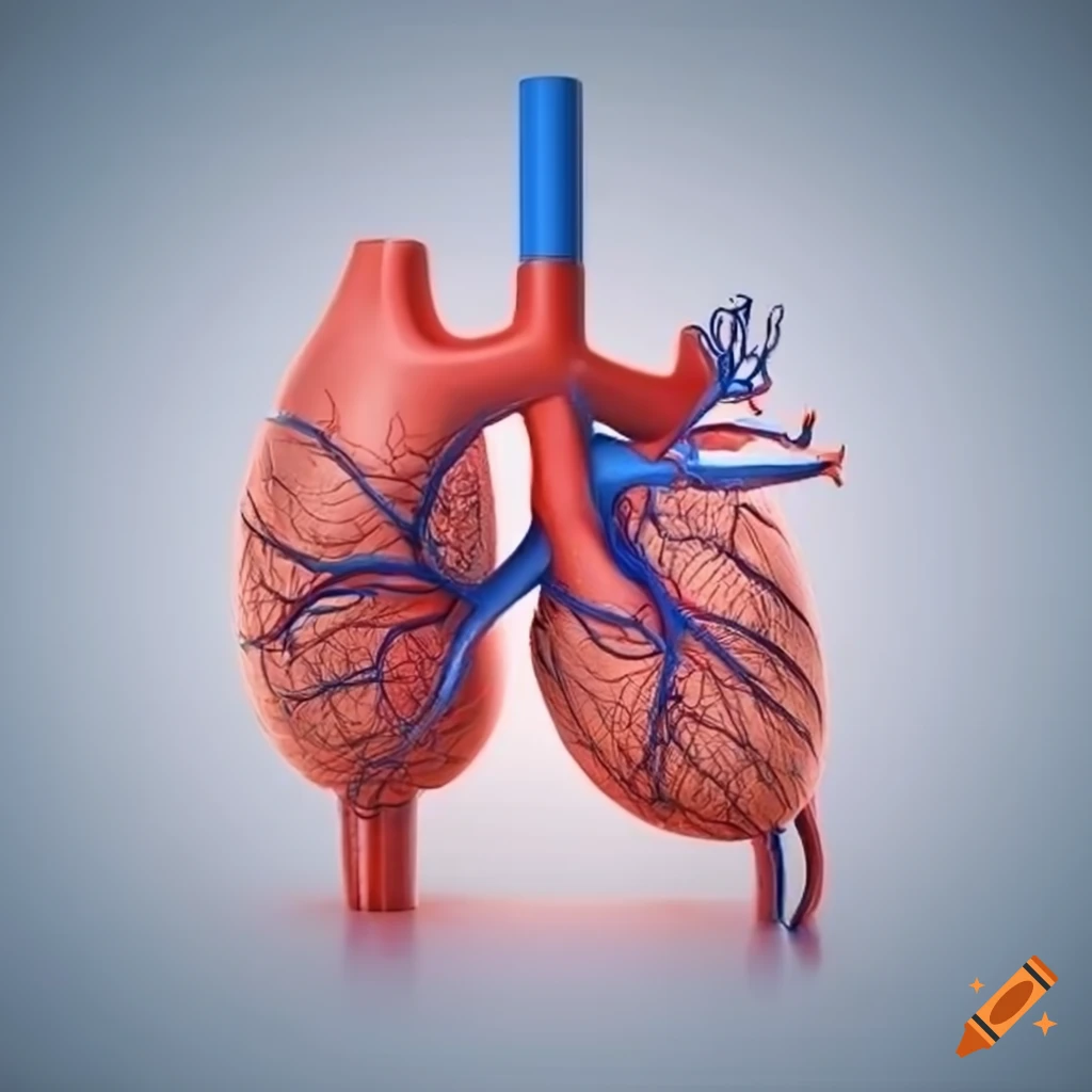 3D icon of vascular surgery concept