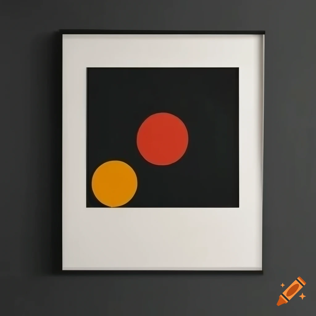 black Bauhaus poster