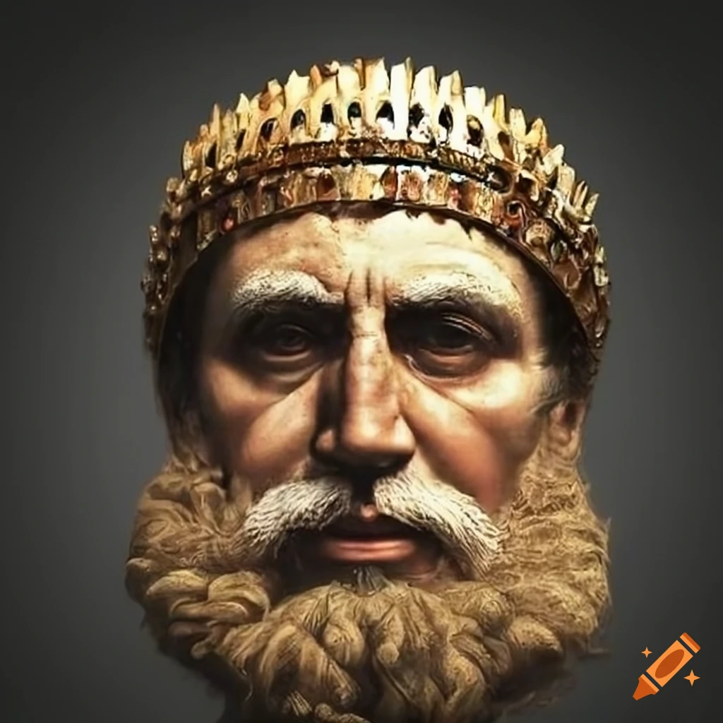 Portrait of king cyrus the great