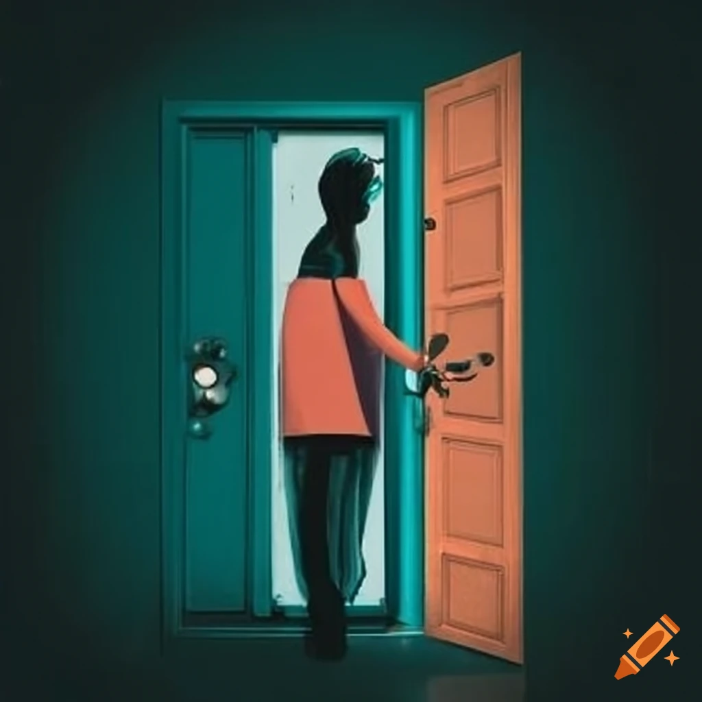 Door access control system with card swipe on Craiyon