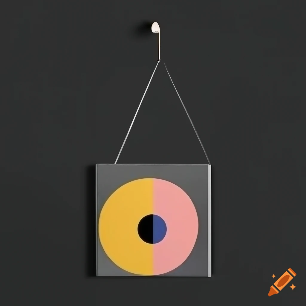 black Bauhaus poster