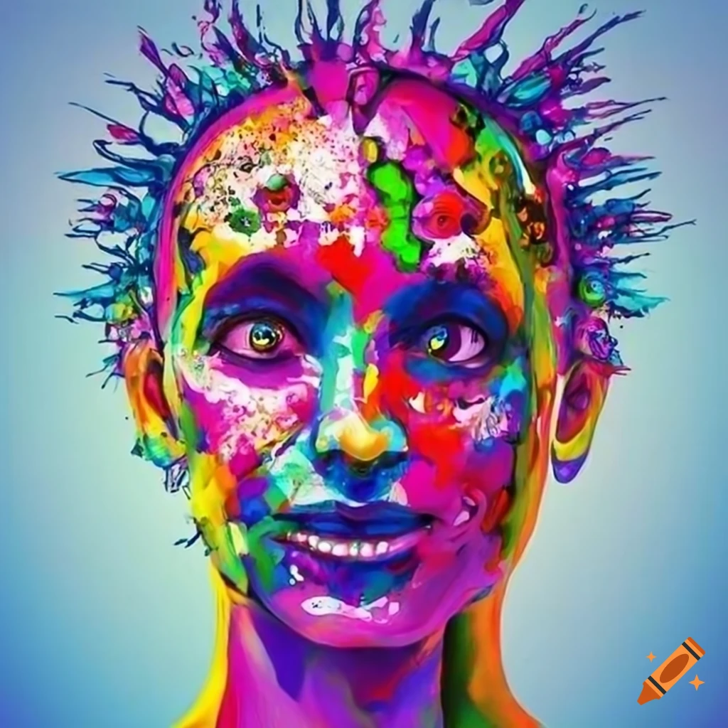 vibrant artwork depicting emotional expressions