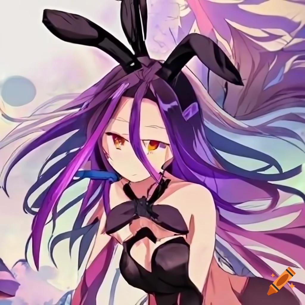 Shuvi Dola in black bunny costume