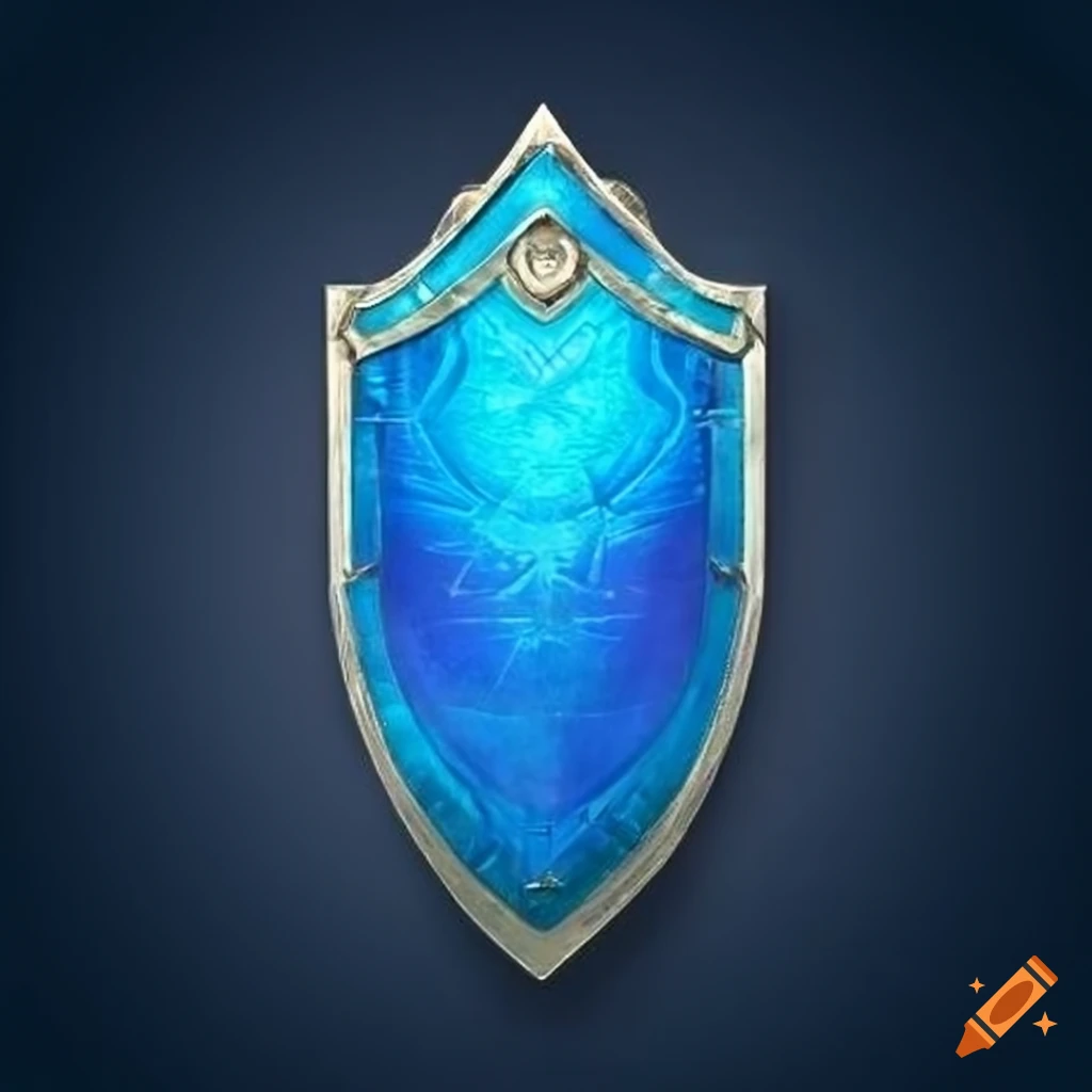 Blue dragon scales shield artifact