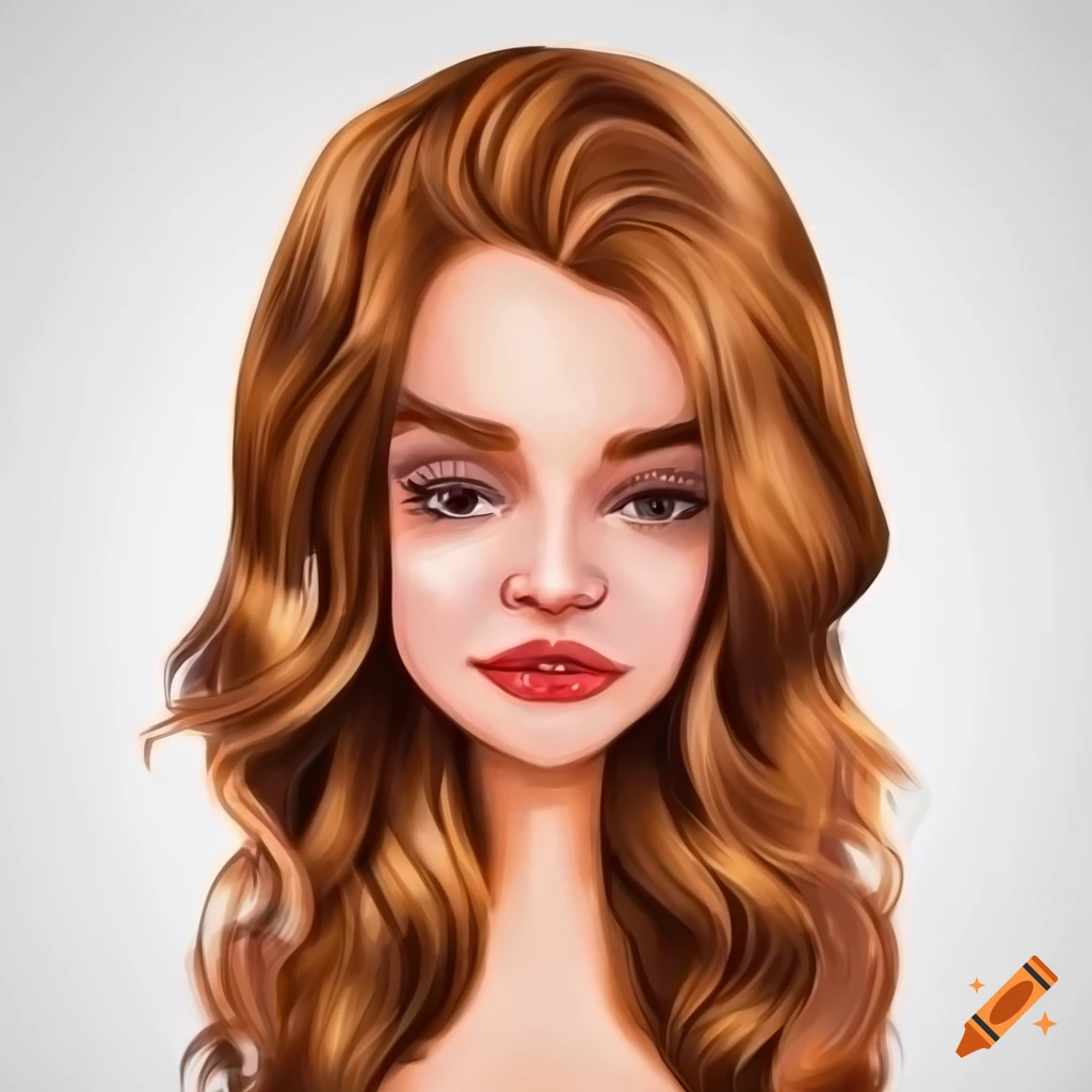 portrait of a young woman with an elaborate hairstyle