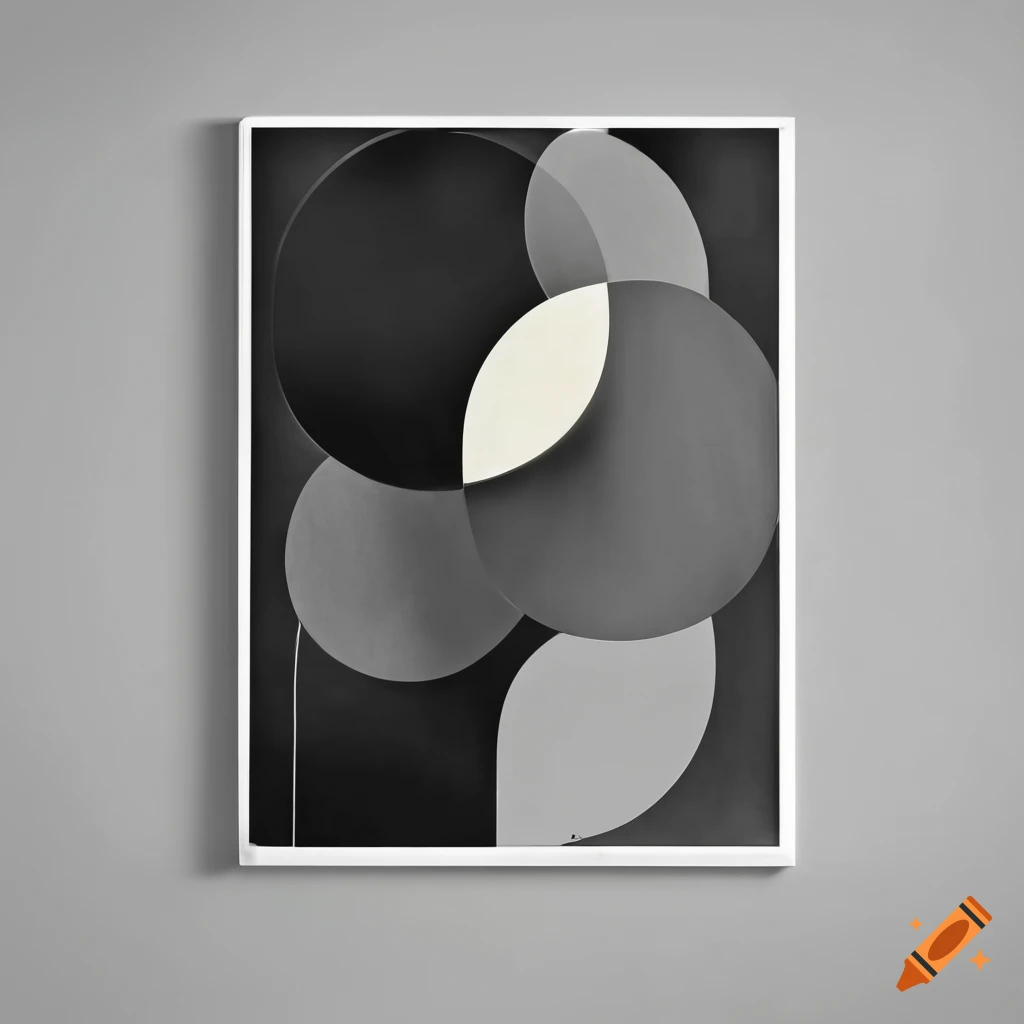 Bauhaus black poster design