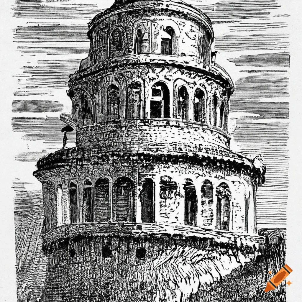 düstere Szene mit einer alten Königin auf einem verschneiten Turm