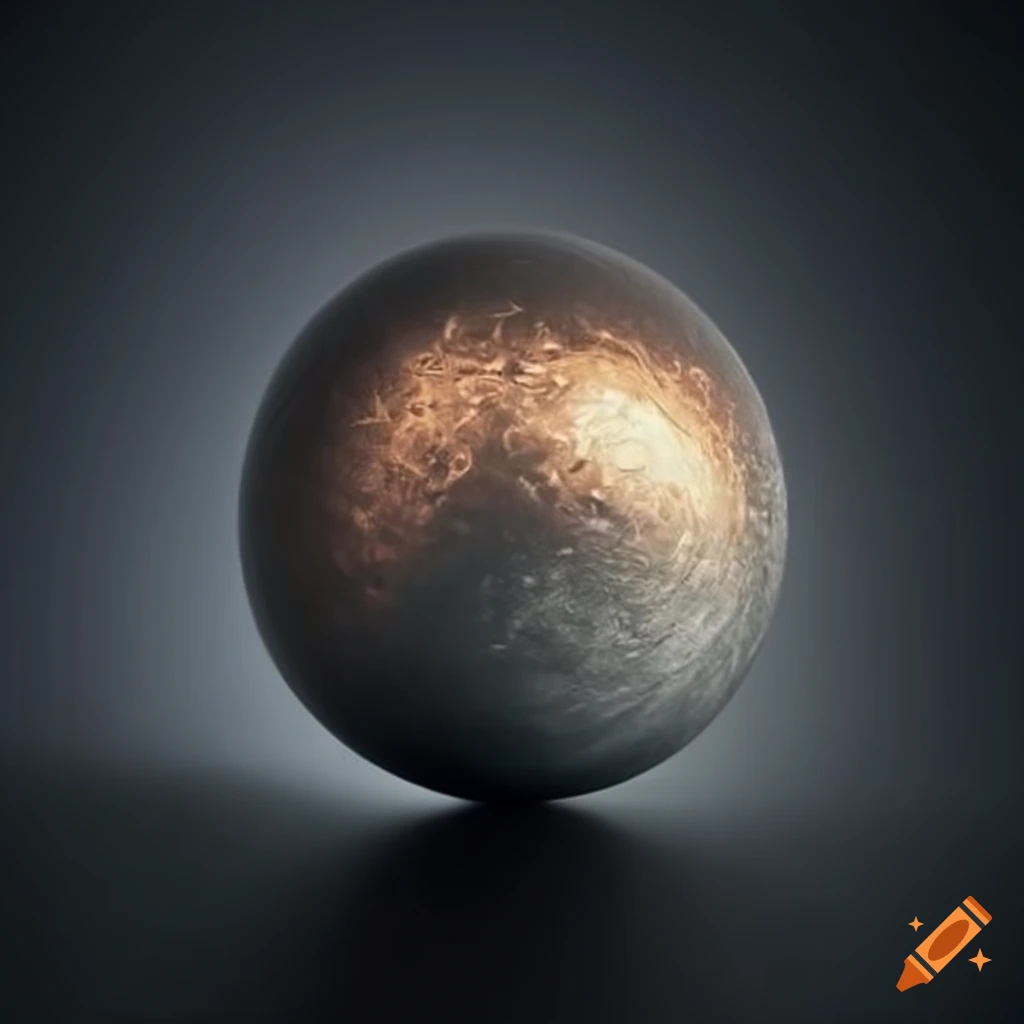 image of a spherical ball of liquid metal
