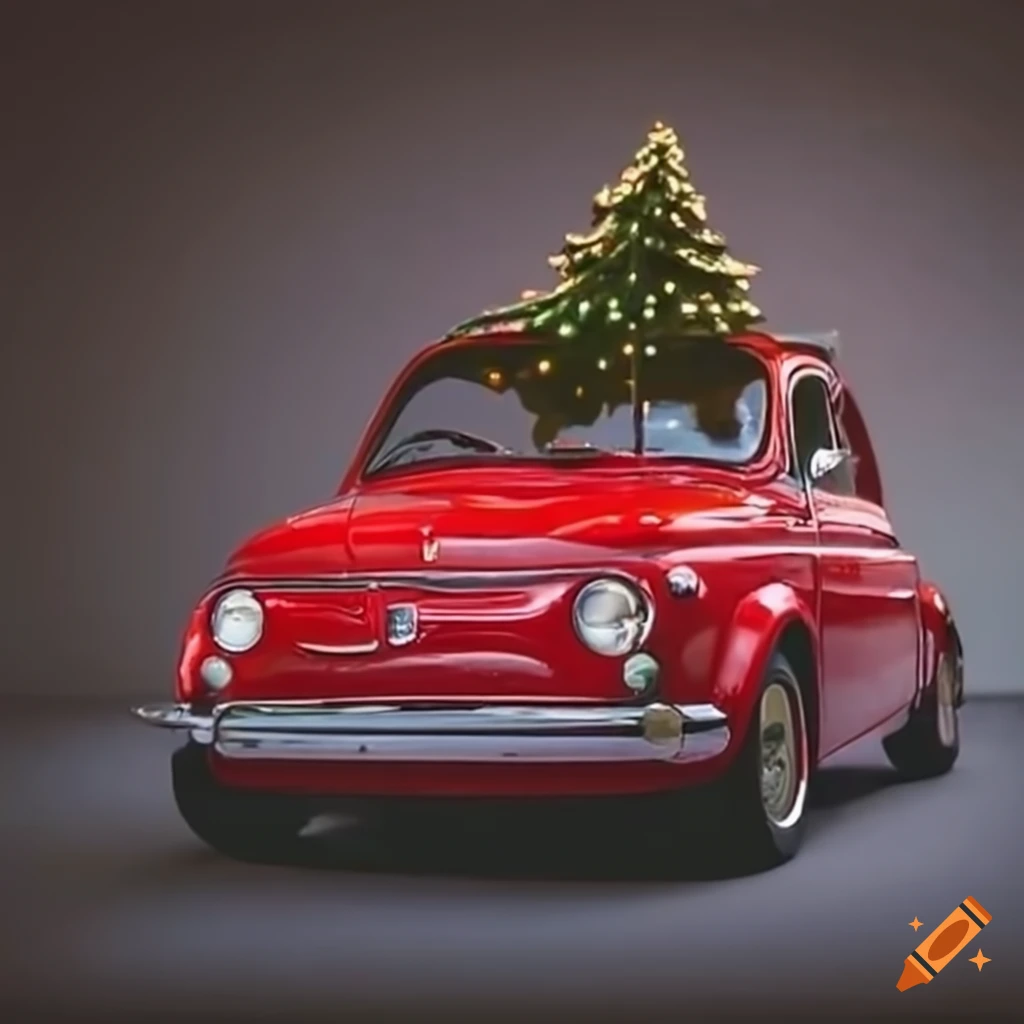 classic-red-fiat-500-with-a-christmas-tree-on-its-roof