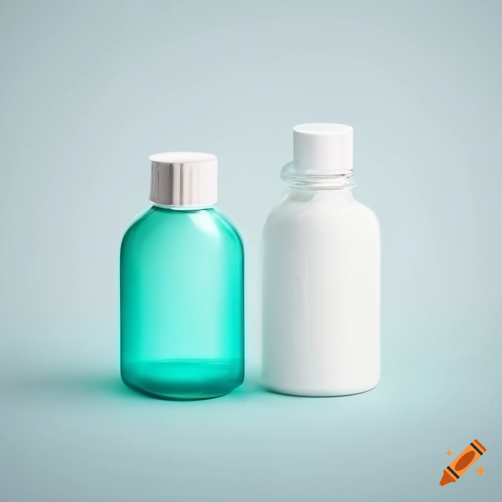 fragrance bottle isolated on white background