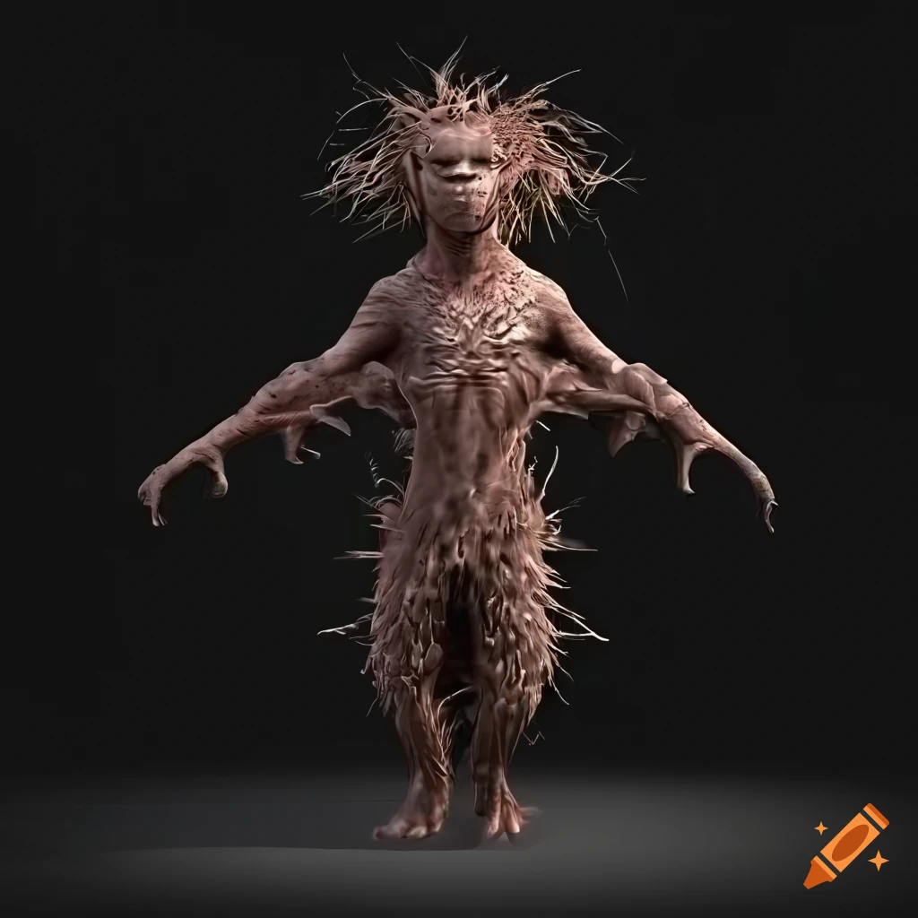image of a human-bush hybrid named Max Beebe