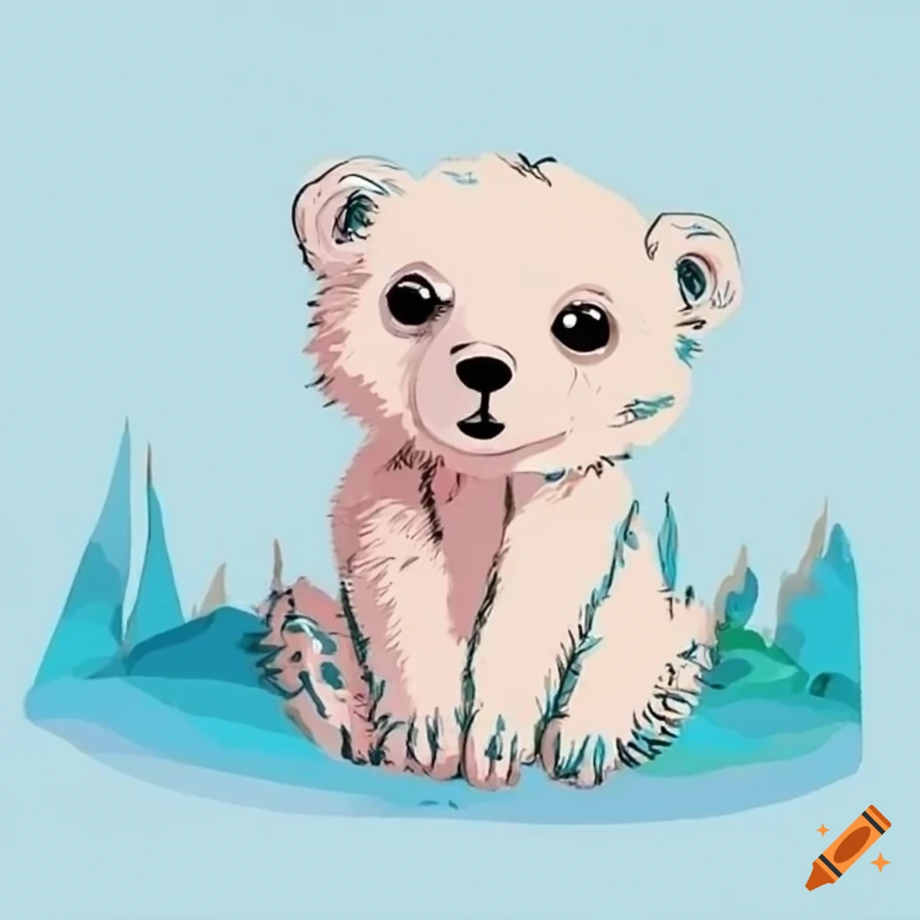 cute little polar bear