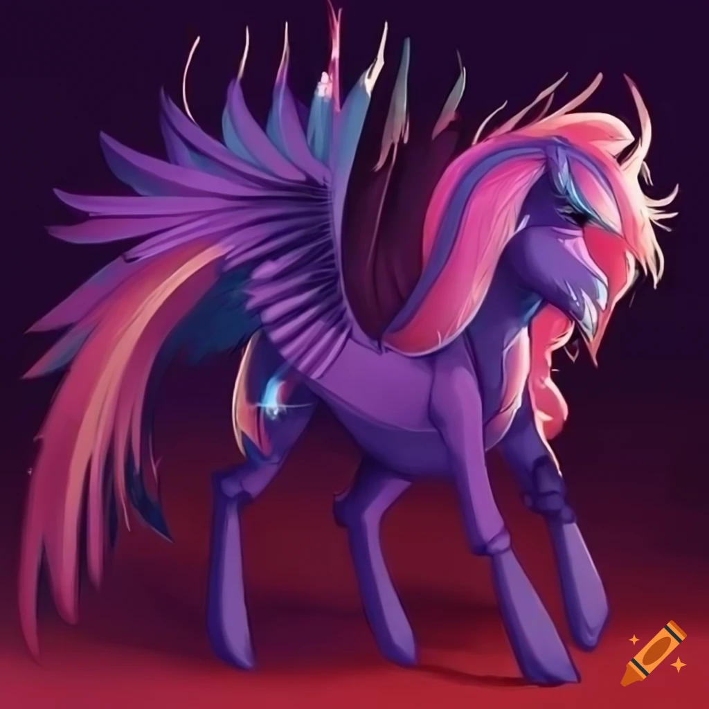 illustration of a stardust pony