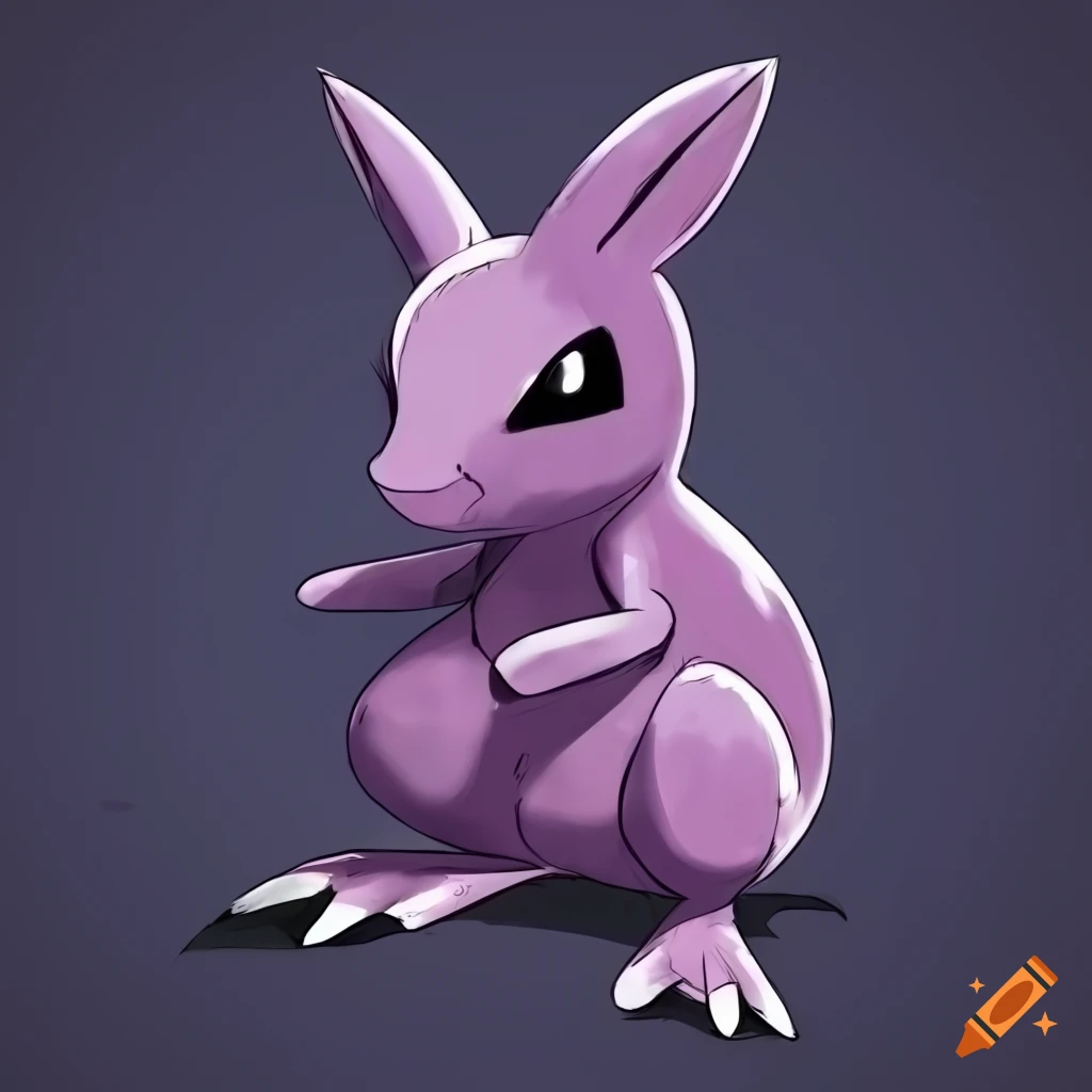 image of a ghost kangaroo Pokémon