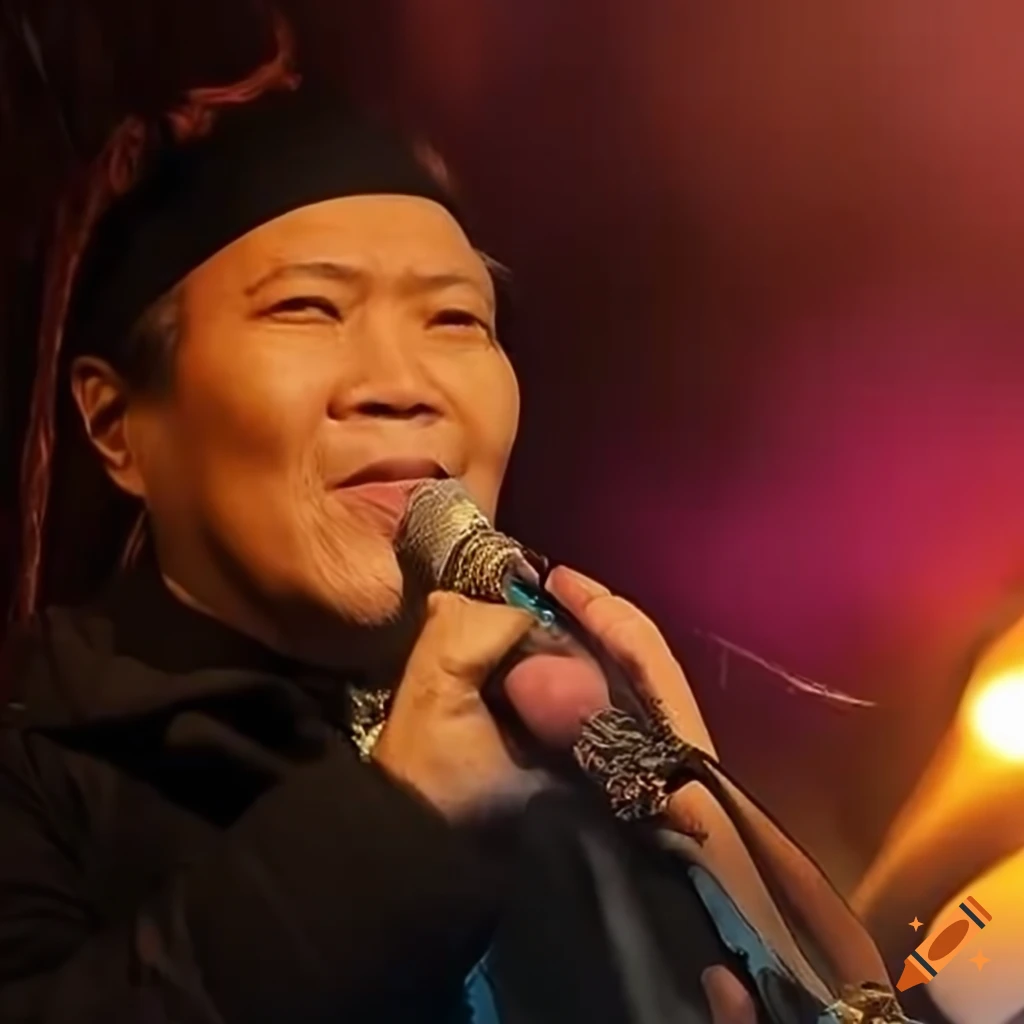 Image of a shaman singer on Craiyon