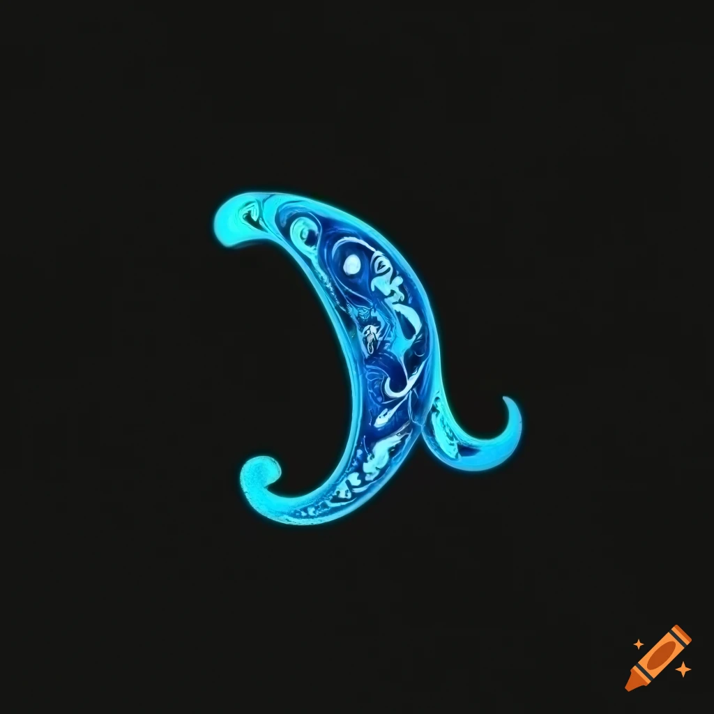 blue swirly font logo with V letters and swirly lines