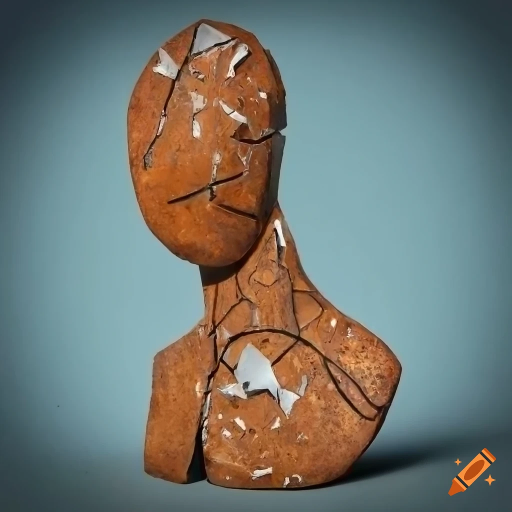 Mixed media sculpture made of various materials