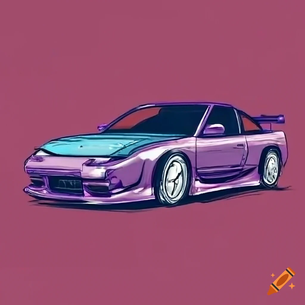 front-view-of-a-nissan-180sx-car-on-craiyon